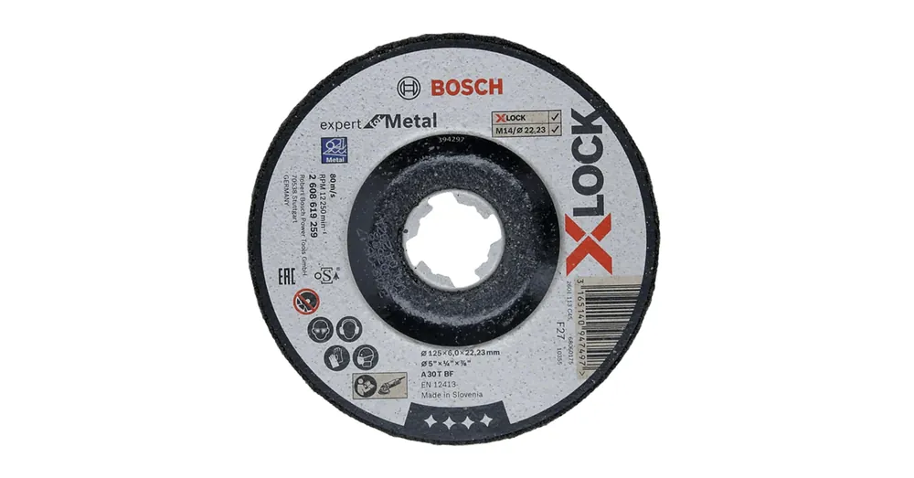 BOSCH 2608619259 TISZTÍTÓKORONG FÉMHEZ D125*6.0 XLOCK GYORSBEFOGÁS A30T BF Kedvezményes ár