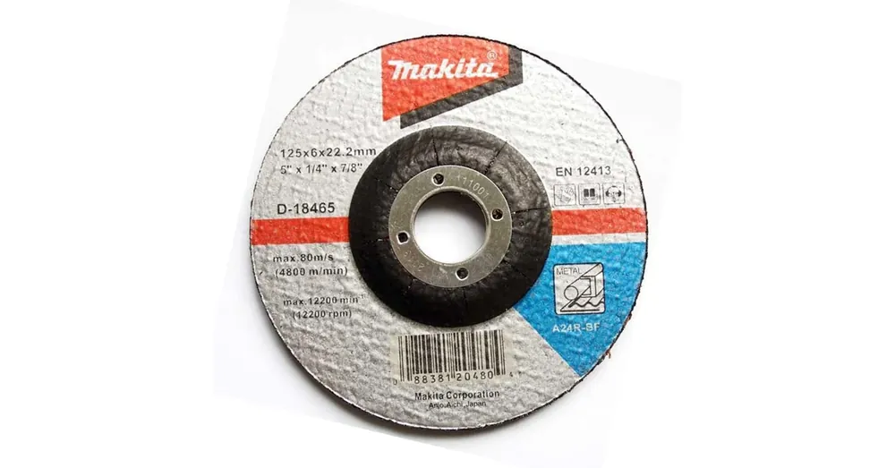 Végkiárusítás MAKITA A-80933 TISZTÍTÓKORONG ACÉLH. D125*6.0 22LYUK T27 A36P-BF