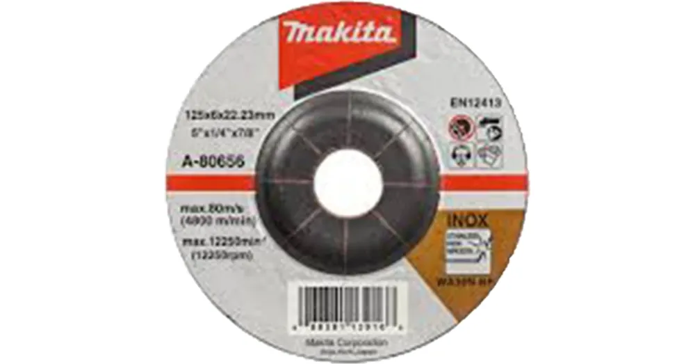 Outlet MAKITA A-80656 TISZTÍTÓKORONG INOXH. D125*6.0 22LYUK