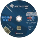 VÁGÓKORONG INOX-ACÉL D230*2.0Q 22LYUK 20A36R-BF METALYNX PRO 388297 Exkluzív ajánlat