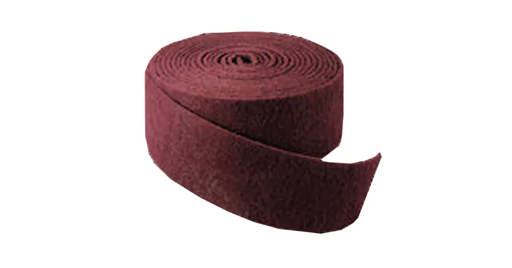 Árengedmény CSISZOLÓ VLIES 100mm*10M P280 VÖRÖS SZALAG ALAK NAGYON FINOM IMPORT