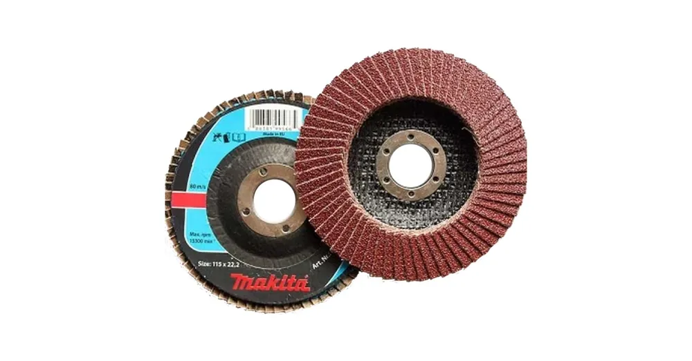Szuper ajánlat MAKITA P-65165 LAMELLÁS CSISZOLÓTÁRCSA KÚPOS D115/A120 LAMOFLEX FÉM-FA