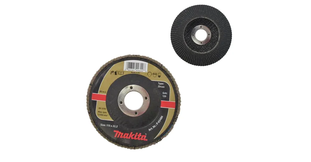 Vásárlói kedvenc MAKITA P-65486 LAMELLÁS CSISZOLÓTÁRCSA D115/A120 INOXHOZ
