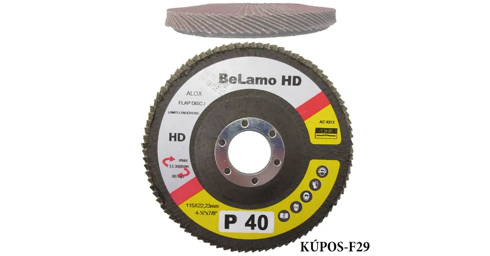 Olcsó LAMELLÁS CSISZOLÓTÁRCSA KÚPOS D115/A40 LAMOFLEX FÉM-FA F29 I BELAMO HD LA115409