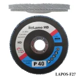 LAMELLÁS CSISZOLÓTÁRCSA LAPOS D115ZK40 LAMOFLEX INOX F27 BELAMO HD Gyors kiszállítás