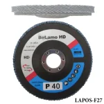 Árengedmény LAMELLÁS CSISZOLÓTÁRCSA LAPOS D125ZK40 LAMOFLEX INOX F27 BELAMO HD BLZKH125407