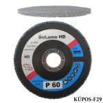 LAMELLÁS CSISZOLÓTÁRCSA KÚPOS D125ZK60 LAMOFLEX INOX F29 BELAMO HD LZK125609 Azonnali szállítás