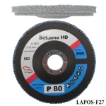 Expressz szállítás LAMELLÁS CSISZOLÓTÁRCSA LAPOS D125ZK80 LAMOFLEX INOX F27 BELAMO HD BLZKH125807