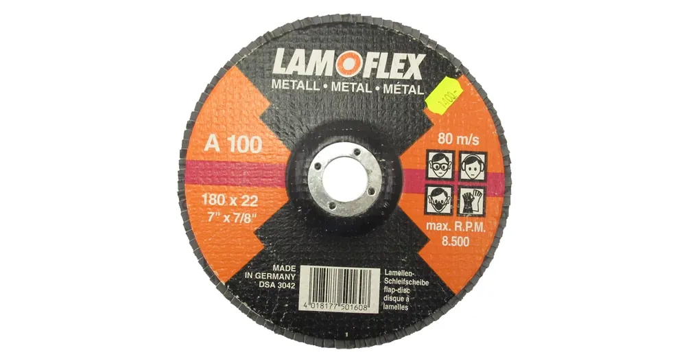 LAMELLÁS CSISZOLÓTÁRCSA LAPOS D180/A100 LAMOFLEX FÉM-FA F27 LAMOFLEX LA1801007 Szuper ajánlat