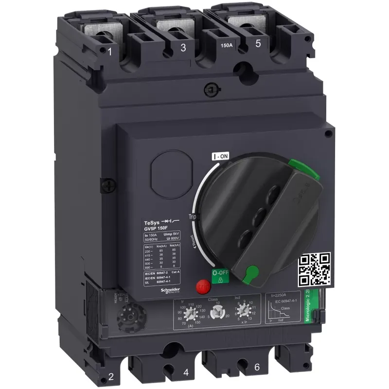 Exkluzív ajánlat GV5P150F 3P 36KA MOTOR MEGSZAKÍTÓ