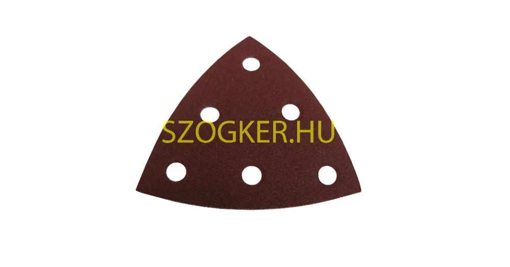TÉPŐZÁRAS CSISZOLÓPAPÍR DELTA 6LYUK 94mm/P120 (109mm)H.SZÖG IMPORT Gyors kiszállítás