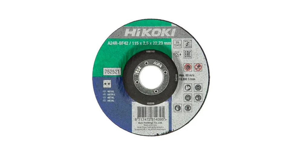 VÁGÓKORONG D180*3*22 DPC FÉM A24R-BF T42 KÚPOS HIKOKI 752524 Korlátozott ajánlat