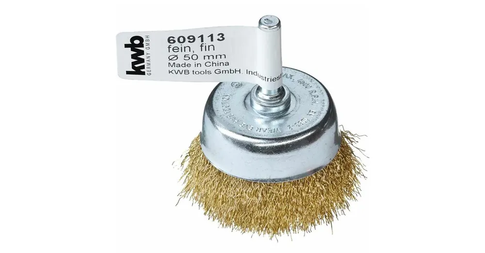FAZÉKKEFE D50/06 CSAPOS HULL. DRÓTTAL 0.2 SÁRGARÉZ KWB 49609113 Újdonság