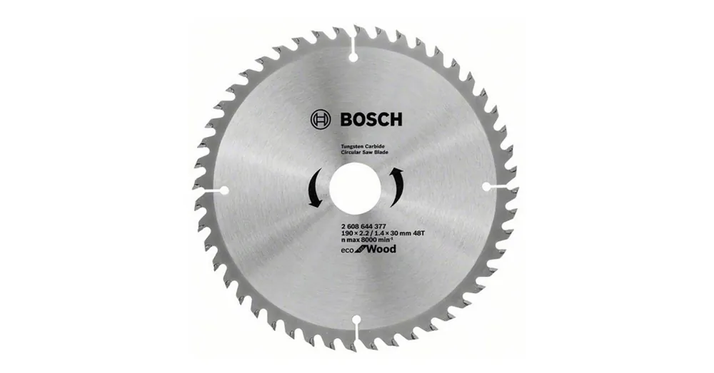 BOSCH 2608644377 KÖRFŰRÉSZTÁRCSA D190*30/48F. FÁHOZ STANDARD ECO Szezonális akció