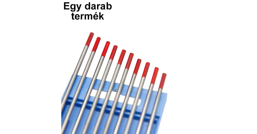 ELEKTRÓDA WOLFRAM D3.2*175mm WT20 PIROS INOXHOZ, ACÉLHOZ DB GCE 400P232175 Vásárlói kedvenc