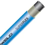 HEGESZTŐTÖMLŐ OXIGÉNHEZ D09 16 KÜLSŐ*3.5mm FAL KÉK IWELD SUPERFLEX 10M/CSOMAG Szuper akció
