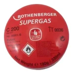 GÁZPALACK-PATRON 330ML/190GR. SUPERGAS C200 1800 CELSIUS ROTHENBERGER 035901B Árcsökkenés