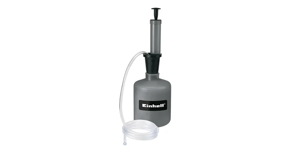 Rendeld meg most PUMPA BENZIN- ÉS OLAJELSZÍVÓ (TARTÁLY 1,6l - CSŐ 1,3m) EINHELL 3407000