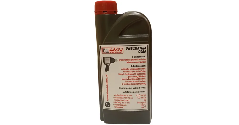 Akció PNEUMATIKA OLAJ 1L KOPÁSGÁTLÓ HATÁS PNEUTEC 040060