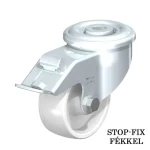 Árengedmény KERÉK POLIAMID HÁTFURAT BEÁLLÓ D080 FÉKES SIKLÓCSAPÁGYAS BLICKLE LER-PO 80G-FI