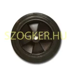 FŰNYÍRÓKERÉK TÖMÖRGUMIS D200 ÁTMENŐ D20 FURATTAL FEKETE IMPORT S3RST090 Szuper ajánlat