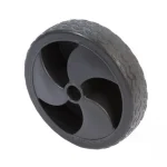 FŰNYÍRÓKERÉK GUMI F.FEL. D125 ÁTMENŐ D12 F. FEKETE FEL 30SZ. IMPORT SGP125 Árengedmény