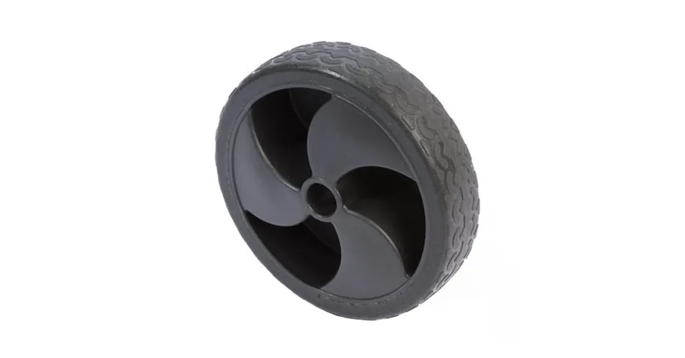 FŰNYÍRÓKERÉK GUMI F.FEL. D125 ÁTMENŐ D12 F. FEKETE FEL 30SZ. IMPORT SGP125 Árengedmény