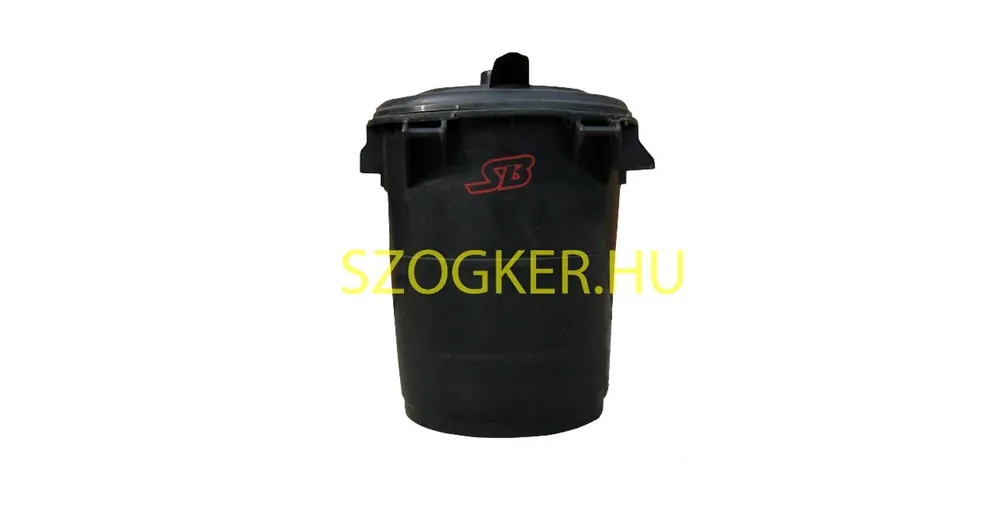Csak ma SZEMÉTGYŰJTŐ 50L MŰANYAG SZÜRKE (FEKETE) KEREK ALAKÚ IMPORT 11962