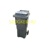 SZEMÉTGYŰJTŐ 60L KEREKES MŰANYAG SZÜRKE FEKETE IMPORT Kihagyhatatlan ajánlat