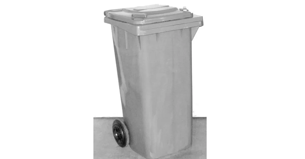 SZEMÉTGYŰJTŐ 120L KEREKES MŰANYAG SZÜRKE FEKETE IMPORT 11946 Alacsony ár