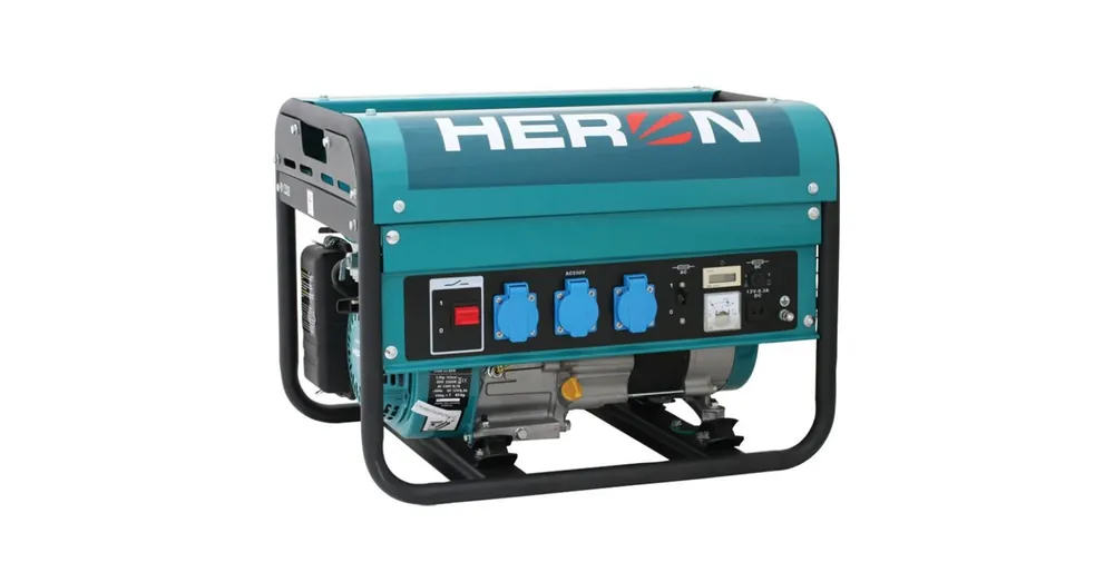 ÁRAMFEJLESZTŐ EGYFÁZISÚ 2300VA BENZINMOTOROS HERON 8896111 Vedd meg most