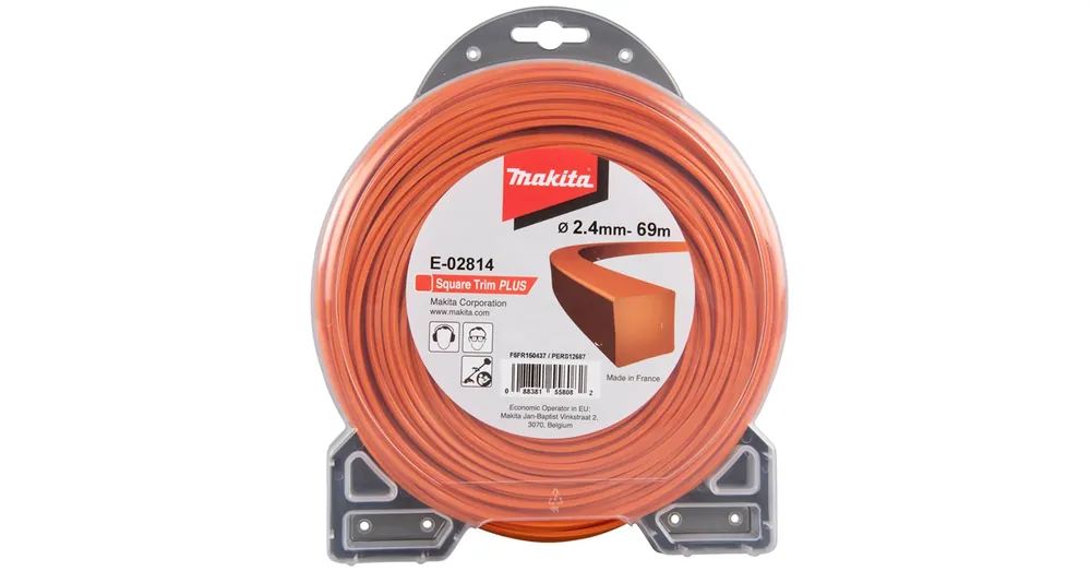 MAKITA E-02814 DAMIL D2.4 FŰKASZÁHOZ 69M/CSOMAG SZÖGLETES SÁRGA Nézd meg most