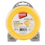 Vedd meg most MAKITA E-02836 DAMIL D3.0 FŰKASZÁHOZ 15M/CSOMAG KEREK SÁRGA