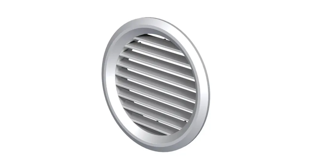 SZELLŐZŐRÁCS MŰANYAG FALI D100mm CSŐRE D118mm KÜLSŐ VENTS MV 100BVS ABS Legnépszerűbb