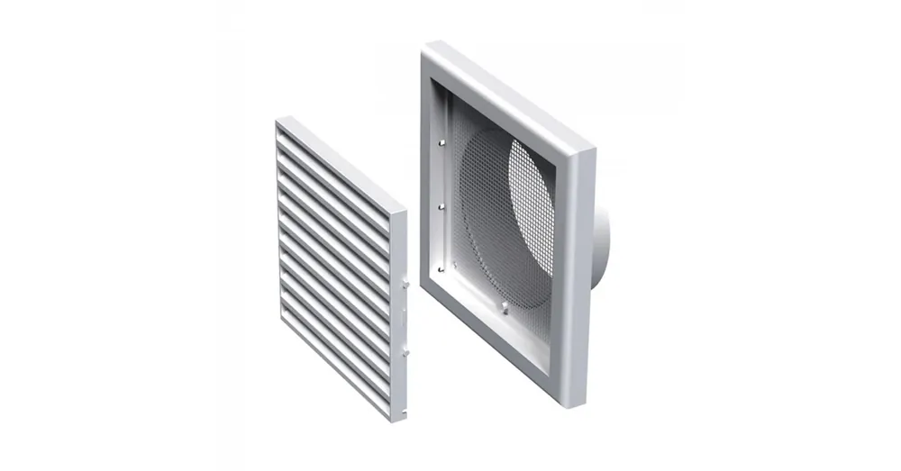 SZELLŐZŐRÁCS MŰANYAG FALI 154*154mm VENTS MV 100V - Outlet