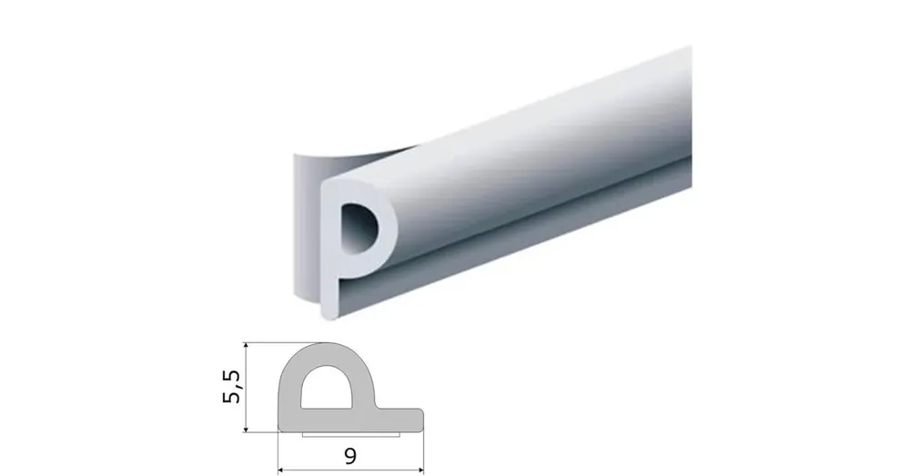 SZIGETELŐ PROFIL ÖNTAPADÓS P FEHÉR EPDM GUMI 6M/CSOMAG STOMIL Outlet