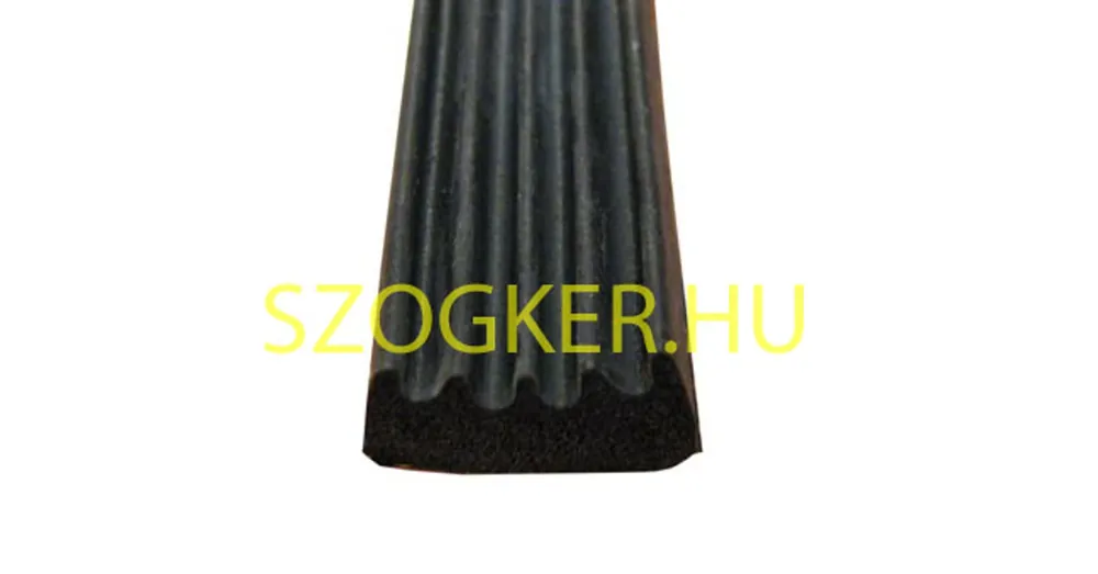 SZIGETELŐ PROFIL ÖNTAPADÓS 15*8 FEKETE KORONA EPDM GUMI TRELLEBORG 50M/TEK. Népszerű