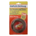 Árengedmény ABLAKSZIGETELŐ SZALAG 10M*32mm BARNA V ALAKÚ LETEX DUPLEX-DUPLO