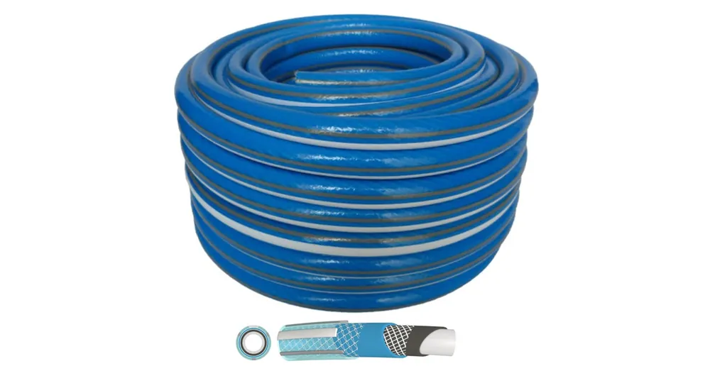 Legkelendőbb LOCSOLÓTÖMLŐ 1/2col 25M/TEK KÉK-FEHÉR CSAVARODÁS MENTES PROFESSIONAL PLUS 16599