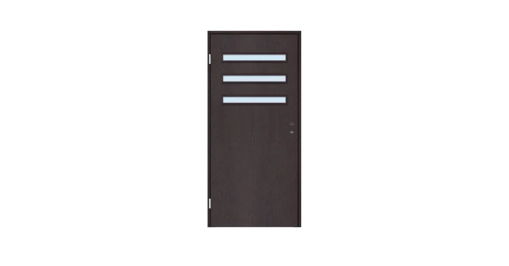 Utolsó esély Dekor beltéri ajtó Delhi III 90x210 balos wenge 12-14 tokkal