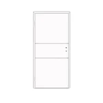 Dekor beltéri ajtó Gordion C II 100x210 balos fehér 12-14 tokkal Kiárusítás