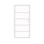 Dekor beltéri ajtó Gordion IV 90x210 balos fehér 12-14 tokkal Legjobb ár