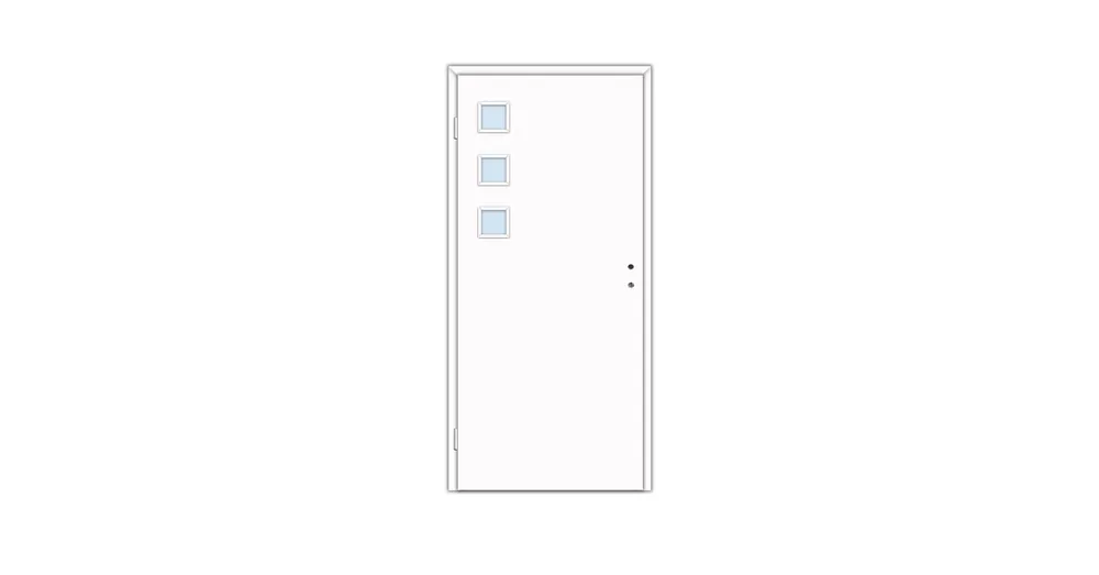 Dekor beltéri ajtó Jeriko 90x210 balos fehér 12-14 tokkal Legjobb ár