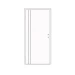 Dekor beltéri ajtó Karthagó II 100x210 balos fehér 12-14 tokkal Korlátozott ajánlat